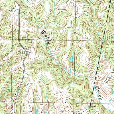 United States Geological Survey Milton, NC-VA (1997, 24000-Scale) digital map