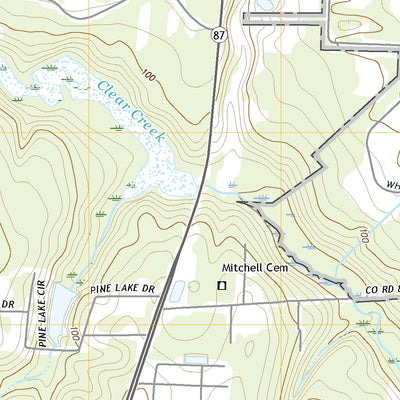 United States Geological Survey Milton North, FL (2021, 24000-Scale) digital map
