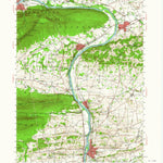 United States Geological Survey Milton, PA (1953, 62500-Scale) digital map