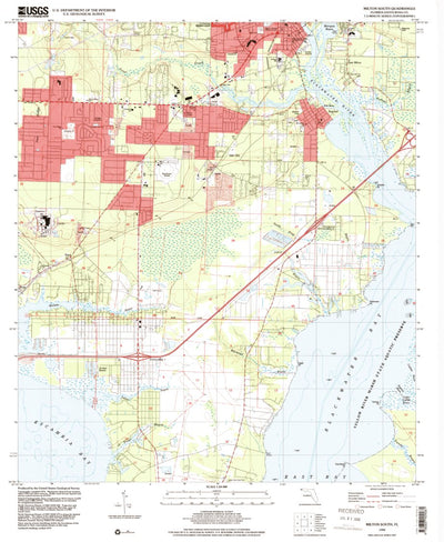 United States Geological Survey Milton South, FL (1994, 24000-Scale) digital map