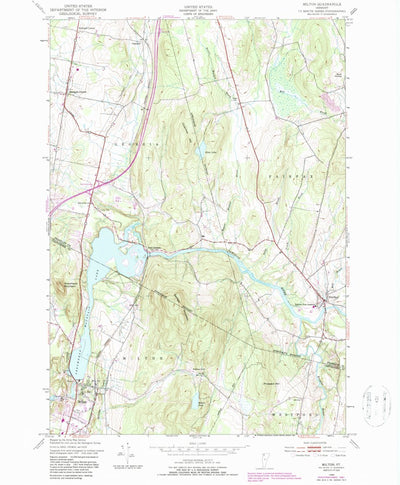United States Geological Survey Milton, VT (1948, 24000-Scale) digital map