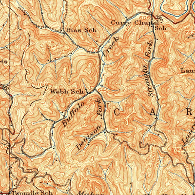 United States Geological Survey Milton, WV (1935, 62500-Scale) digital map