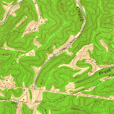 United States Geological Survey Milton, WV (1958, 24000-Scale) digital map