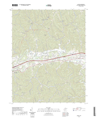 United States Geological Survey Milton, WV (2023, 24000-Scale) digital map