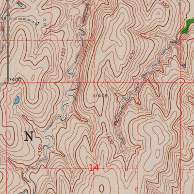 United States Geological Survey Miltonvale, KS (1964, 24000-Scale) digital map