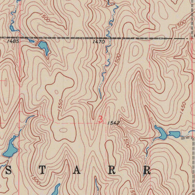 United States Geological Survey Miltonvale NW, KS (1965, 24000-Scale) digital map