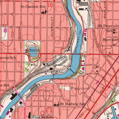 United States Geological Survey Milwaukee, WI (1958, 24000-Scale) digital map