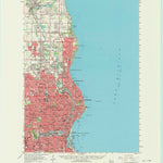 United States Geological Survey Milwaukee, WI (1958, 62500-Scale) digital map