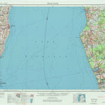 United States Geological Survey Milwaukee, WI-MI (1954, 250000-Scale) digital map