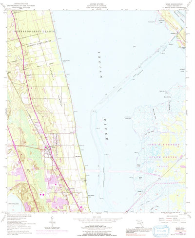 United States Geological Survey Mims, FL (1949, 24000-Scale) digital map