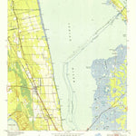 United States Geological Survey Mims, FL (1952, 24000-Scale) digital map