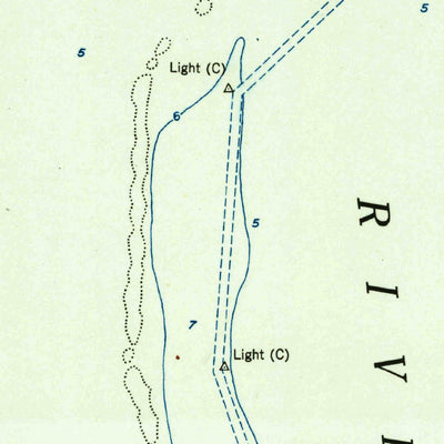 United States Geological Survey Mims, FL (1952, 24000-Scale) digital map
