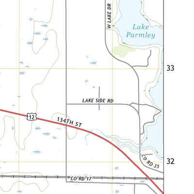 United States Geological Survey Mina, SD (2021, 24000-Scale) digital map