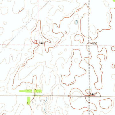 United States Geological Survey Mina SE, SD (1970, 24000-Scale) digital map