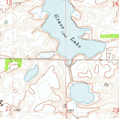 United States Geological Survey Mina SE, SD (1970, 24000-Scale) digital map