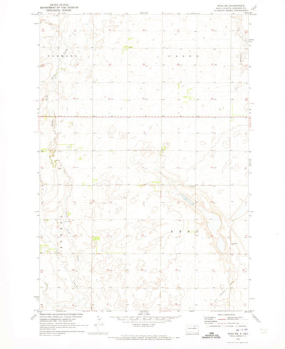United States Geological Survey Mina SW, SD (1970, 24000-Scale) digital map