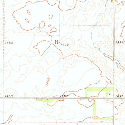 United States Geological Survey Mina SW, SD (1970, 24000-Scale) digital map