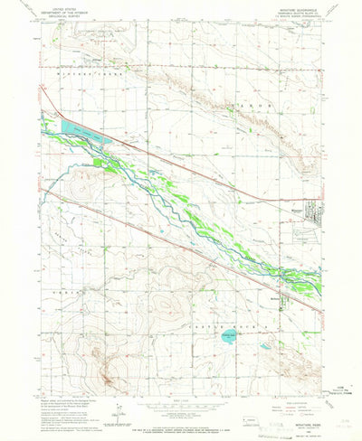 United States Geological Survey Minatare, NE (1965, 24000-Scale) digital map