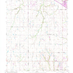 United States Geological Survey Minco NE, OK (1966, 24000-Scale) digital map