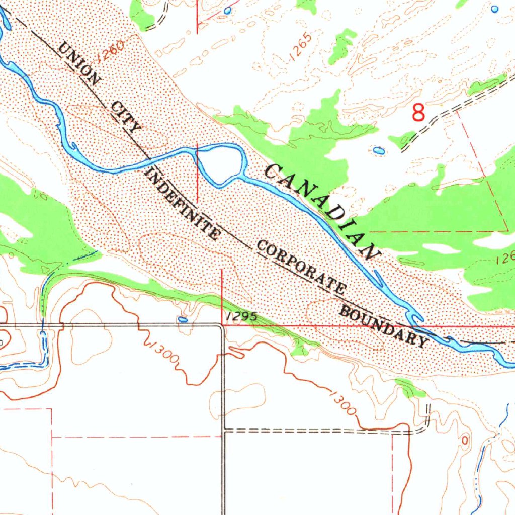 Minco, OK (1966, 24000Scale) Map by United States Geological Survey