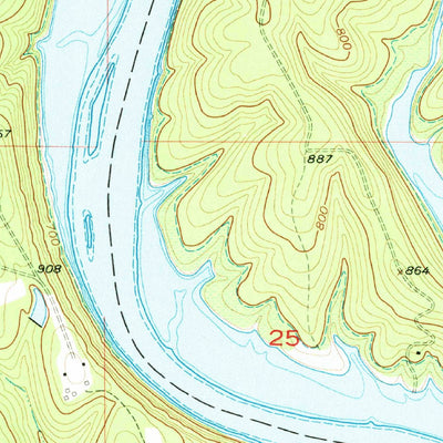 United States Geological Survey Mincy, MO (1956, 24000-Scale) digital map