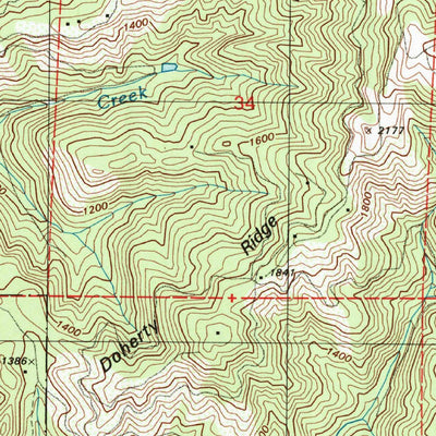 United States Geological Survey Mindego Hill, CA (1997, 24000-Scale) digital map