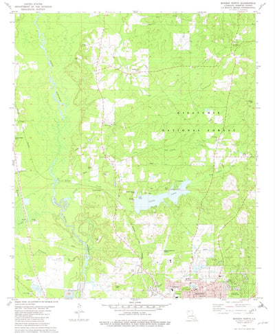 United States Geological Survey Minden North, LA (1981, 24000-Scale) digital map