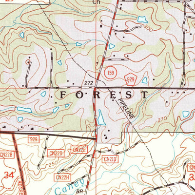 United States Geological Survey Minden North, LA (2003, 24000-Scale) digital map
