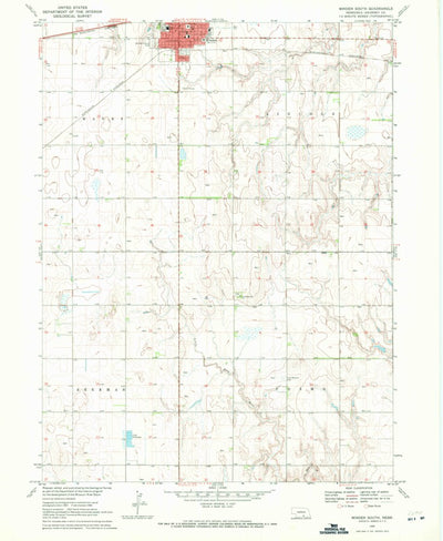 United States Geological Survey Minden South, NE (1969, 24000-Scale) digital map