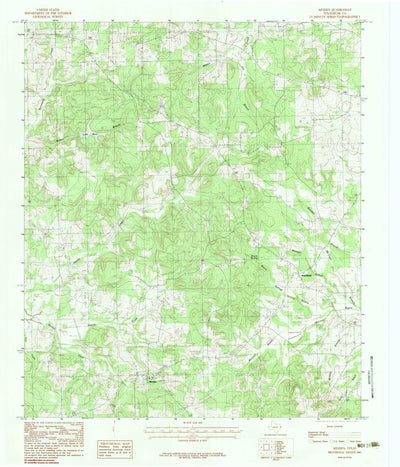 United States Geological Survey Minden, TX (1983, 24000-Scale) digital map