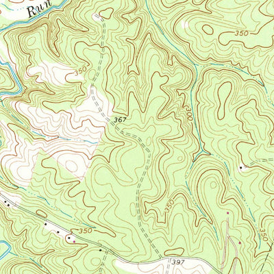 United States Geological Survey Mine Run, VA (1969, 24000-Scale) digital map