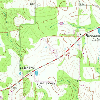 United States Geological Survey Mineola, TX (1960, 24000-Scale) digital map