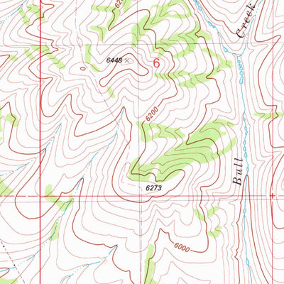 United States Geological Survey Miner Creek, ID (1981, 24000-Scale) digital map