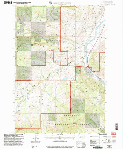 United States Geological Survey Miner, MT (2000, 24000-Scale) digital map