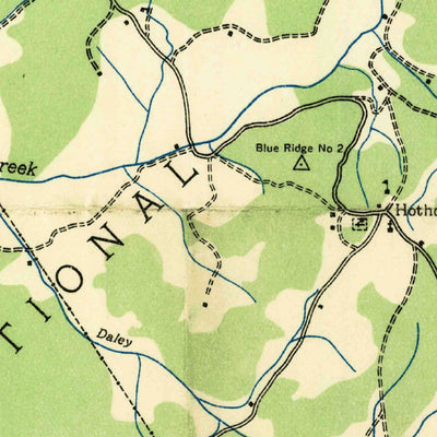 United States Geological Survey Mineral Bluff, GA-NC-TN (1935, 24000-Scale) digital map