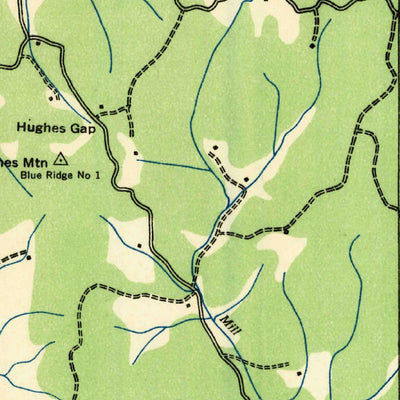 United States Geological Survey Mineral Bluff, GA-NC-TN (1935, 24000-Scale) digital map
