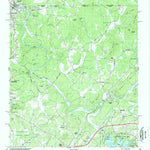 United States Geological Survey Mineral Bluff, GA-NC-TN (1988, 24000-Scale) digital map