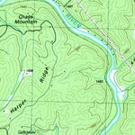 United States Geological Survey Mineral Bluff, GA-NC-TN (1988, 24000-Scale) digital map