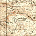 United States Geological Survey Mineral, CA (1941, 125000-Scale) digital map
