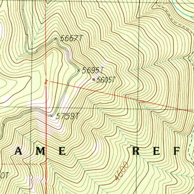 United States Geological Survey Mineral, CA (1986, 24000-Scale) digital map