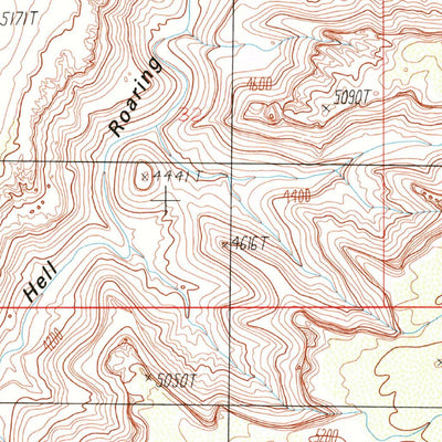 United States Geological Survey Mineral Canyon, UT (1988, 24000-Scale) digital map