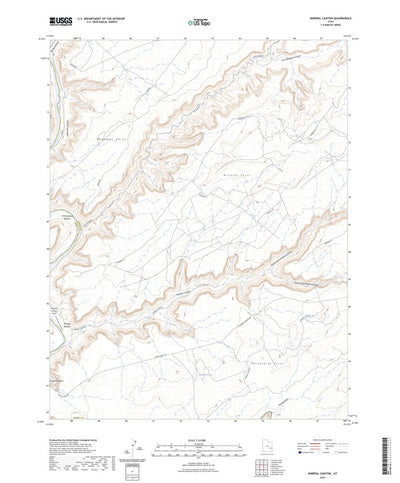 United States Geological Survey Mineral Canyon, UT (2023, 24000-Scale) digital map
