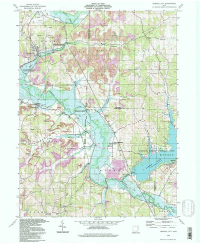 United States Geological Survey Mineral City, OH (1994, 24000-Scale) digital map