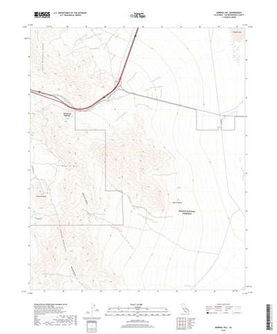 United States Geological Survey Mineral Hill, CA (2018, 24000-Scale) digital map