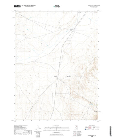 United States Geological Survey Mineral Hill NW, NV (2018, 24000-Scale) digital map