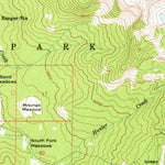 United States Geological Survey Mineral King, CA (1967, 62500-Scale) digital map