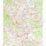 United States Geological Survey Mineral King, CA (1988, 24000-Scale) digital map
