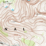 United States Geological Survey Mineral King, CA (1988, 24000-Scale) digital map