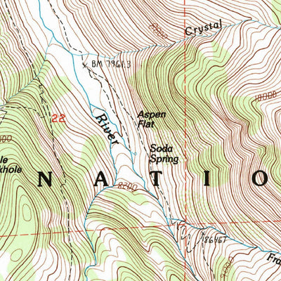 United States Geological Survey Mineral King, CA (1988, 24000-Scale) digital map