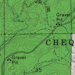 United States Geological Survey Mineral Lake, WI (1967, 24000-Scale) digital map